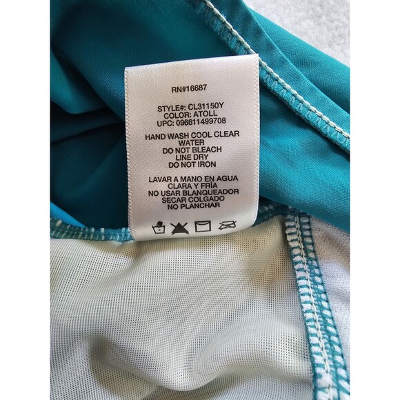 Catalina Swimsuit Women's Teal Blue One Piece Suddenly Slim Bathing Suit Size 14 - Picture 8 of 9